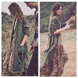 Free People Sensual Military Jacket - XS
